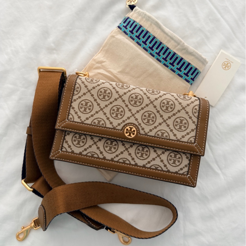 Tory Burch T Monogram Jacquard Crossbody bag